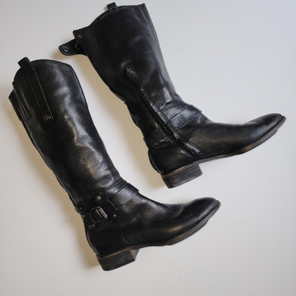 Sam Edelman Genuine Leather Riding Boots Size 8.5